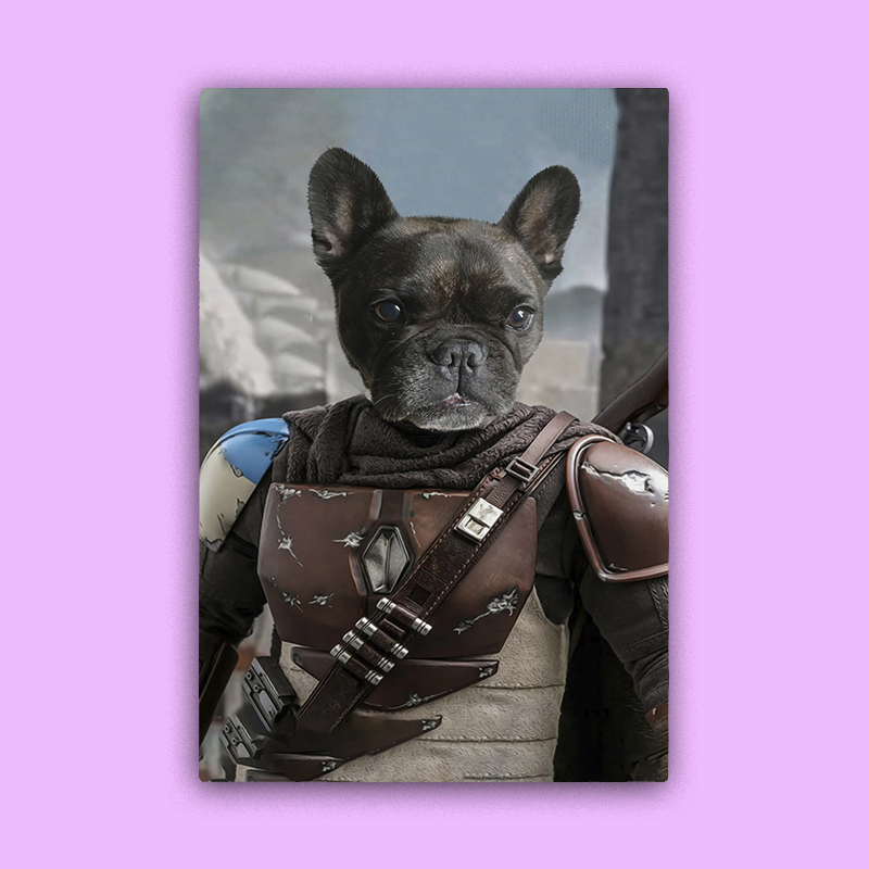 Mandolar Lan Star Wars - Custom Pet Portrait